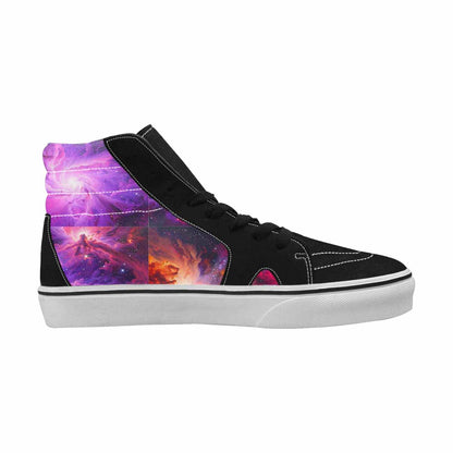 MEN'S Galaxy Nebula Galaxy Nebula High Top Canvas Surreal Custom Shoes