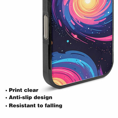 iPhone 15 Pro Max Case — Love Wins Galaxy Seamless Pattern Vibrant, Custom Made Phone Cover