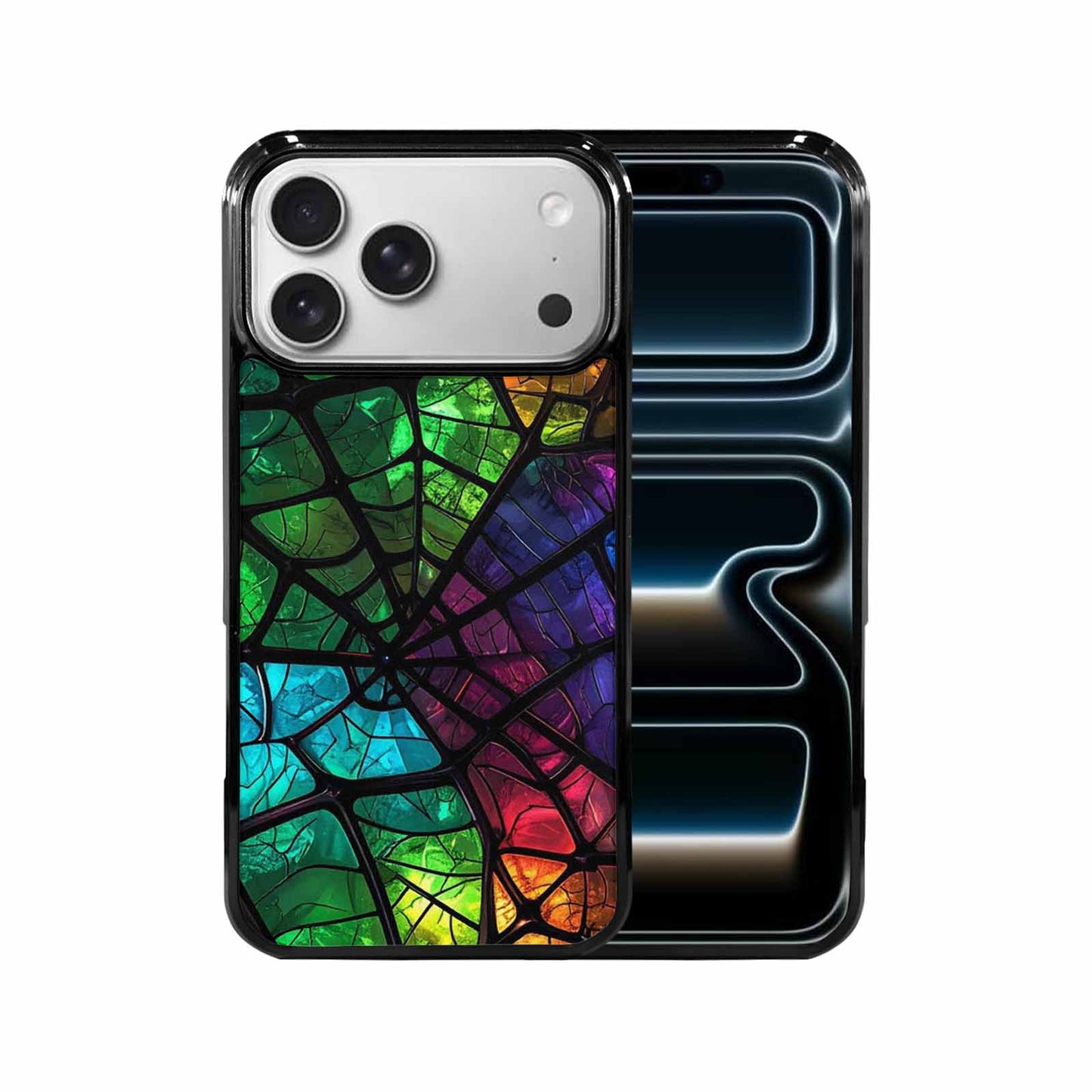 iPhone 17 Pro Max Case — Neon Camo Spider Camo, Custom Phone Case