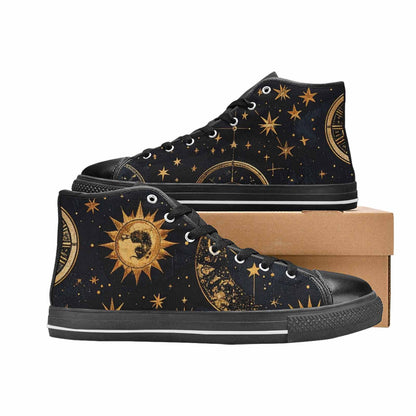 MEN'S Zodiac Constellation Star High Top Canvas Y2K Sneakers