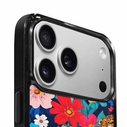 iPhone 17 Pro Max Case — Leopard Print Floral Seamless Animal Print, Personalized Phone Case