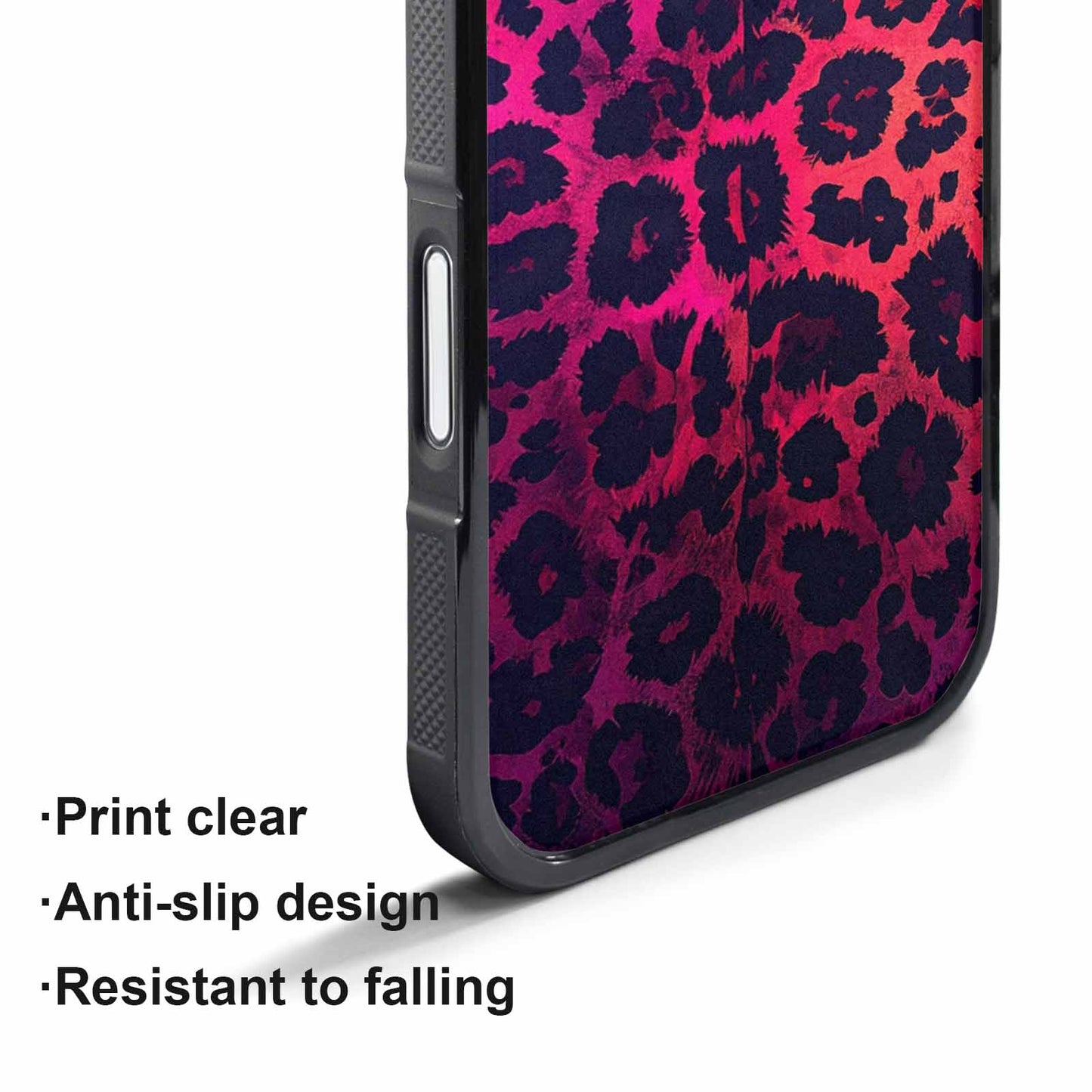 iPhone 17 Pro Max Case — Leopard Print Dark Seamless Animal Print, Custom Art Phone Cover