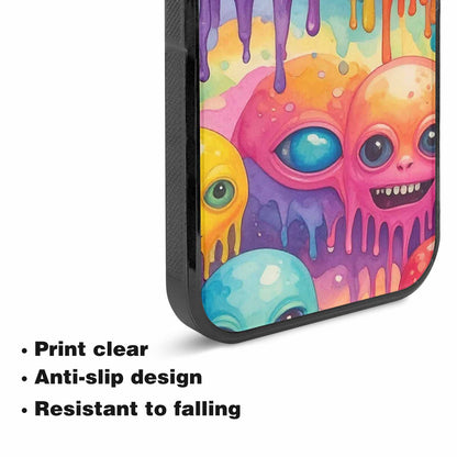 iPhone 15 Plus Case — Aliens Tie Dyemelting Aliens P, Custom Designed Case Cover
