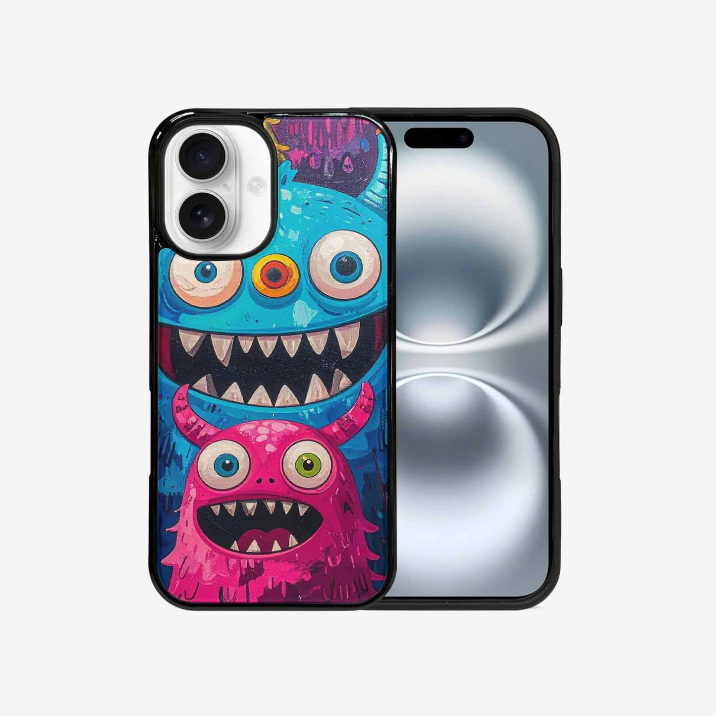 iPhone 16 Case — Goofy Cartoon Monster, Custom Art Phone Cover