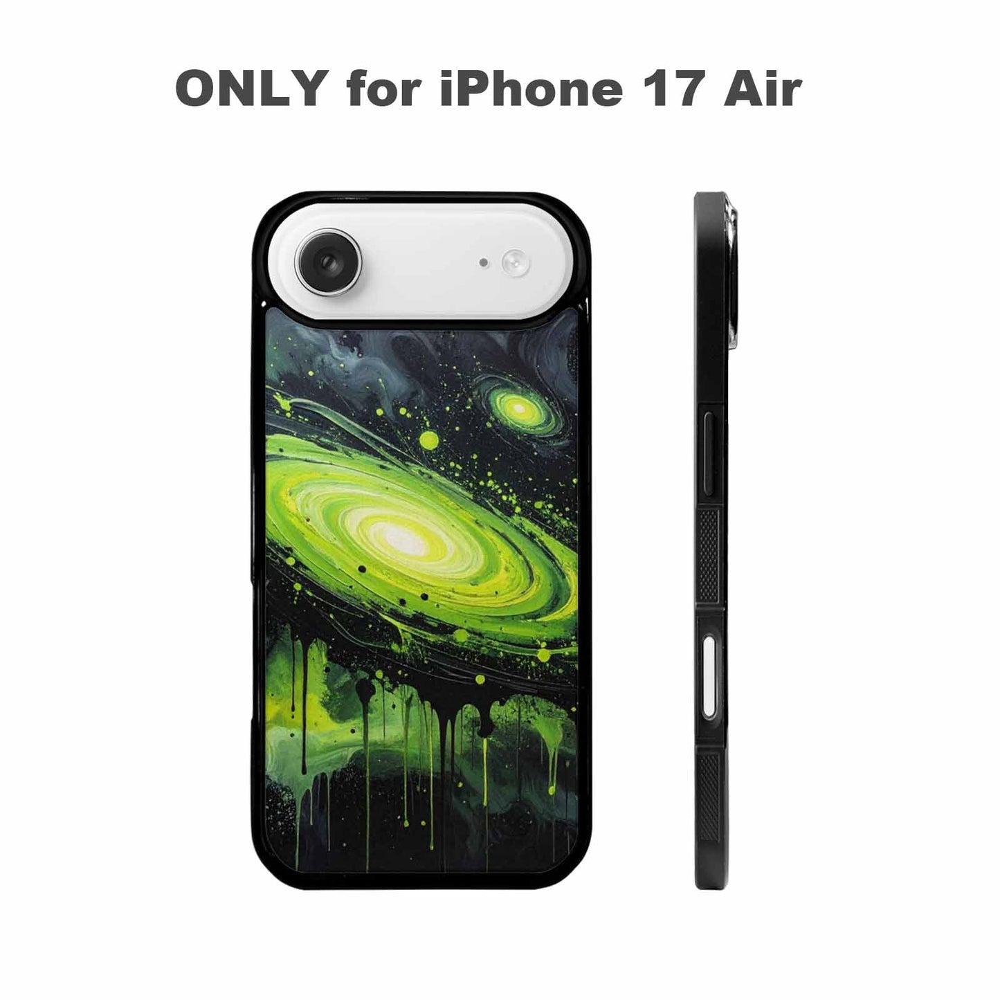 iPhone 17 Air Case — Seamless Repeating Pattern Of Overlapping Galaxy, Custom Printed Phone Case