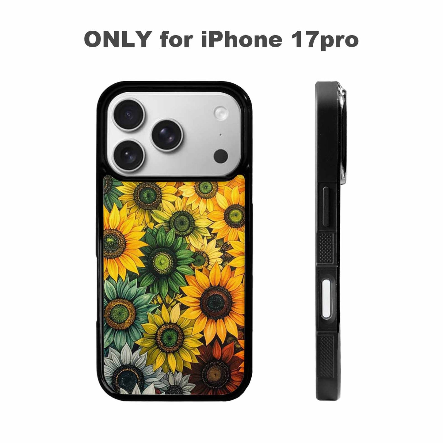 iPhone 17 Pro Case — Blend Melt Them Together Small Floral, Custom Printed Phone Case