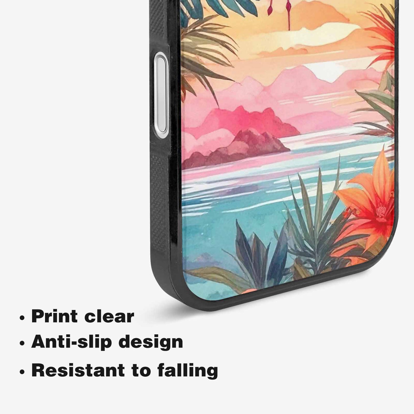 iPhone 16 Plus Case — Flamingo Tropical Flamingo Tropical Pattern Hundreds, Custom Made Phone Cover