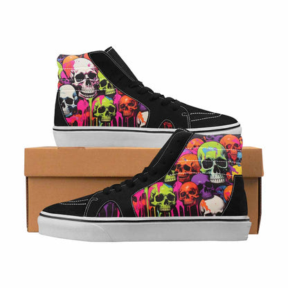 MEN'S Camo High Top Canvas Artist-designed Melting Art Custom Shoes