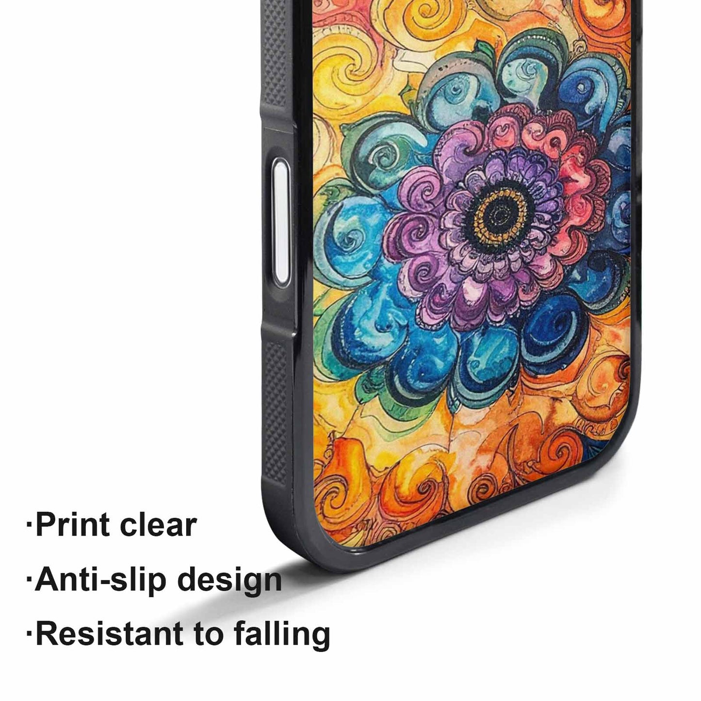 iPhone 17 Pro Max Case — Tie Dye Swirls (black Tie Dye, Unique Phone Case Design