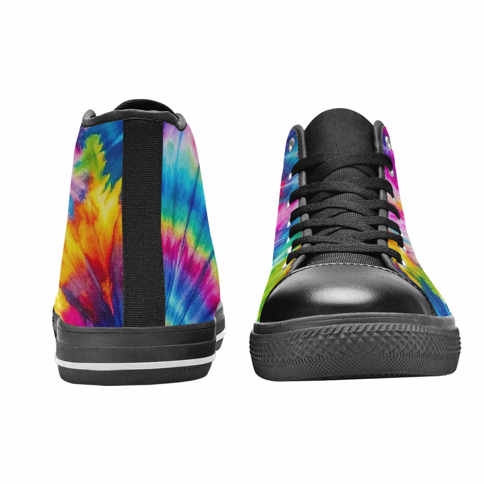 WOMEN'S Tie Dye Acid Wash Color High Top Canvas Dreamcore Custom Sneakers
