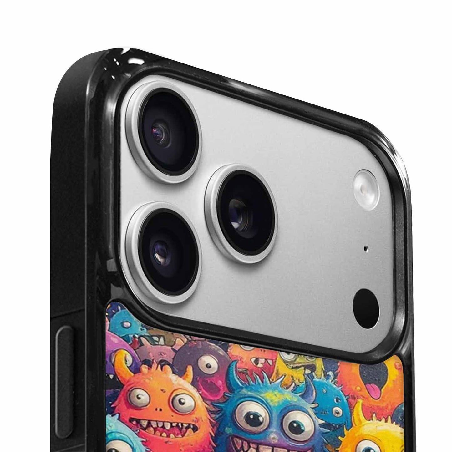 iPhone 17 Pro Case — Monsters General Cartoon Monsters Pattern Cartoon, Custom Printed Phone Case