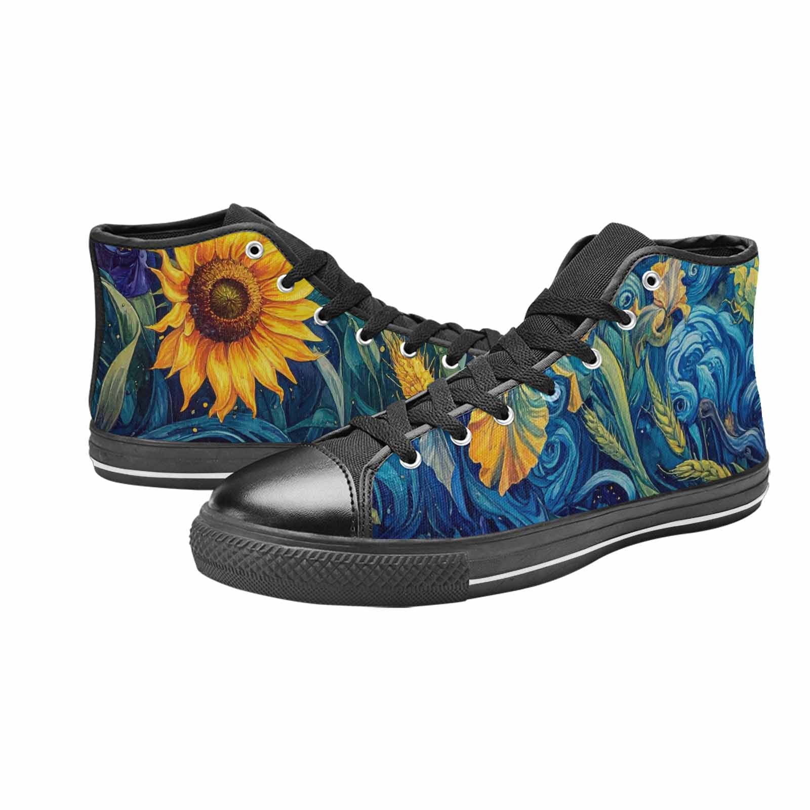 MEN'S Blend All Versions High Top Canvas Vibrant Chaos Sneakers