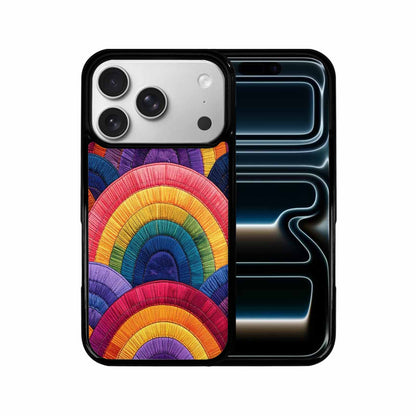 iPhone 17 Pro Case — Vivid Camo Rainbow Arc Camo, Personalized Phone Case