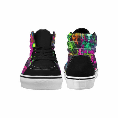 MEN'S More Overlapping Ontop Each High Top Canvas Melting Art Sneakers