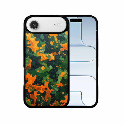 iPhone 17 Air Case — Small Military Camouflage Blotch Pattern Camo, Customized Protective Case