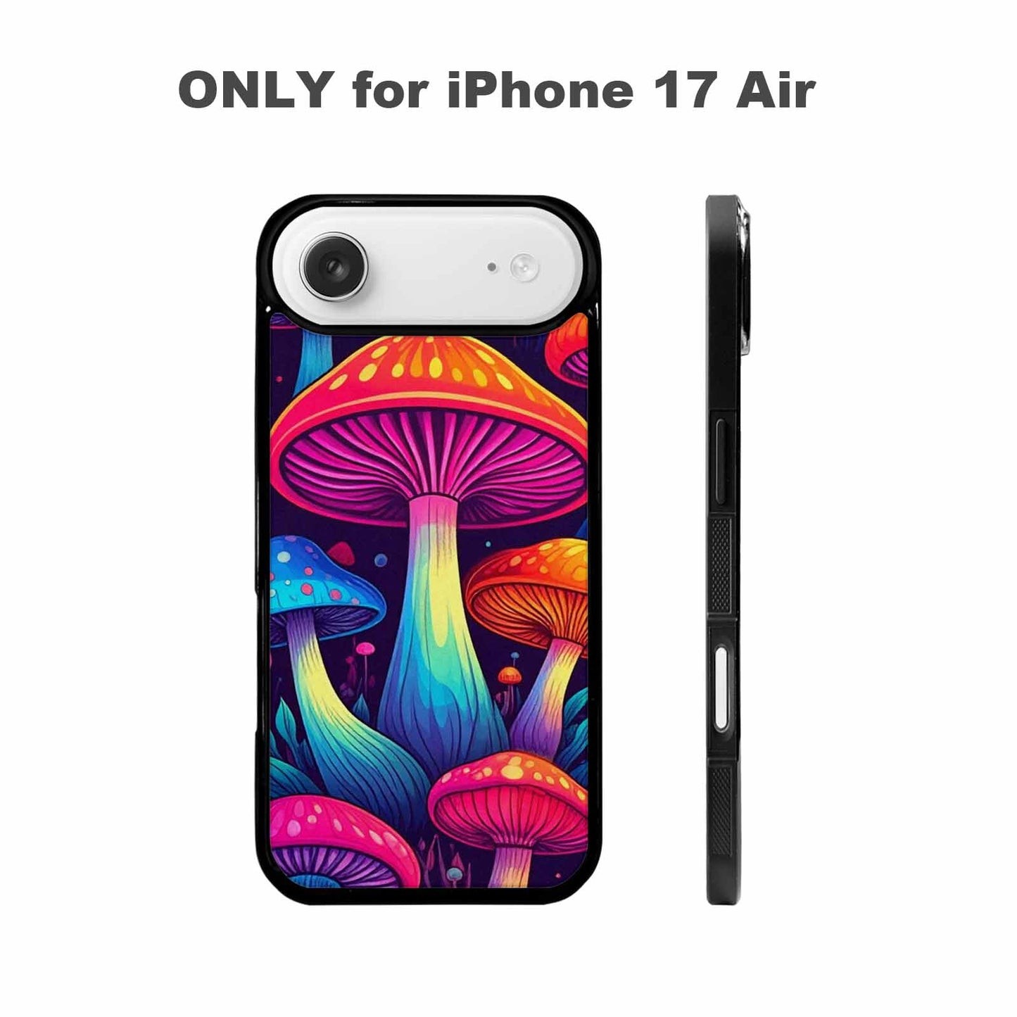 iPhone 17 Air Case — Psychedelic Mushroom Cartoon Pattern Cartoon Cute, Customized Protective Case