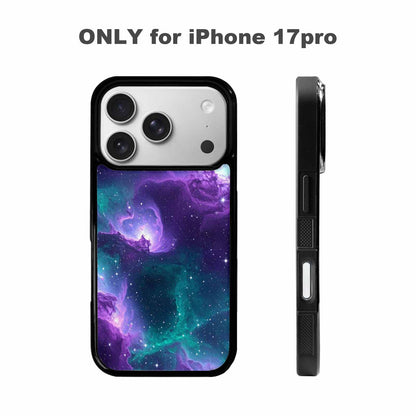 iPhone 17 Pro Case — Seamless Tileable Pattern Of Swirling Galaxy, Original Design Phone Case