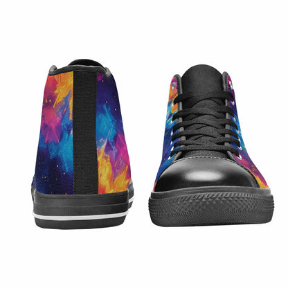 MEN'S Tie Dye Galaxy High Top Canvas Dreamcore Sneakers