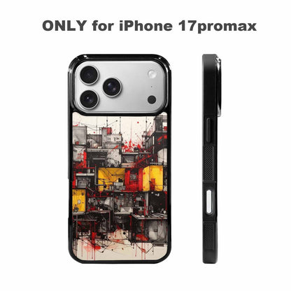 iPhone 17 Pro Max Case — Liminal Space Fragment Black Galaxy Space, Custom Printed Phone Case
