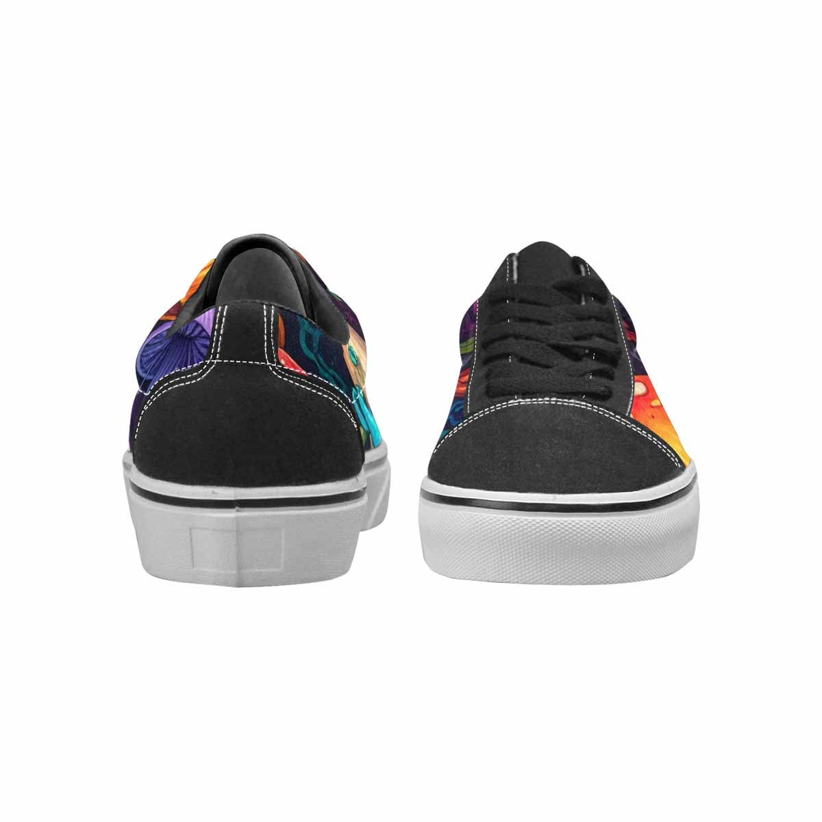 WOMEN'S More Overlapping Ontop Each Lace-Up Canvas Aesthetic Custom Shoes
