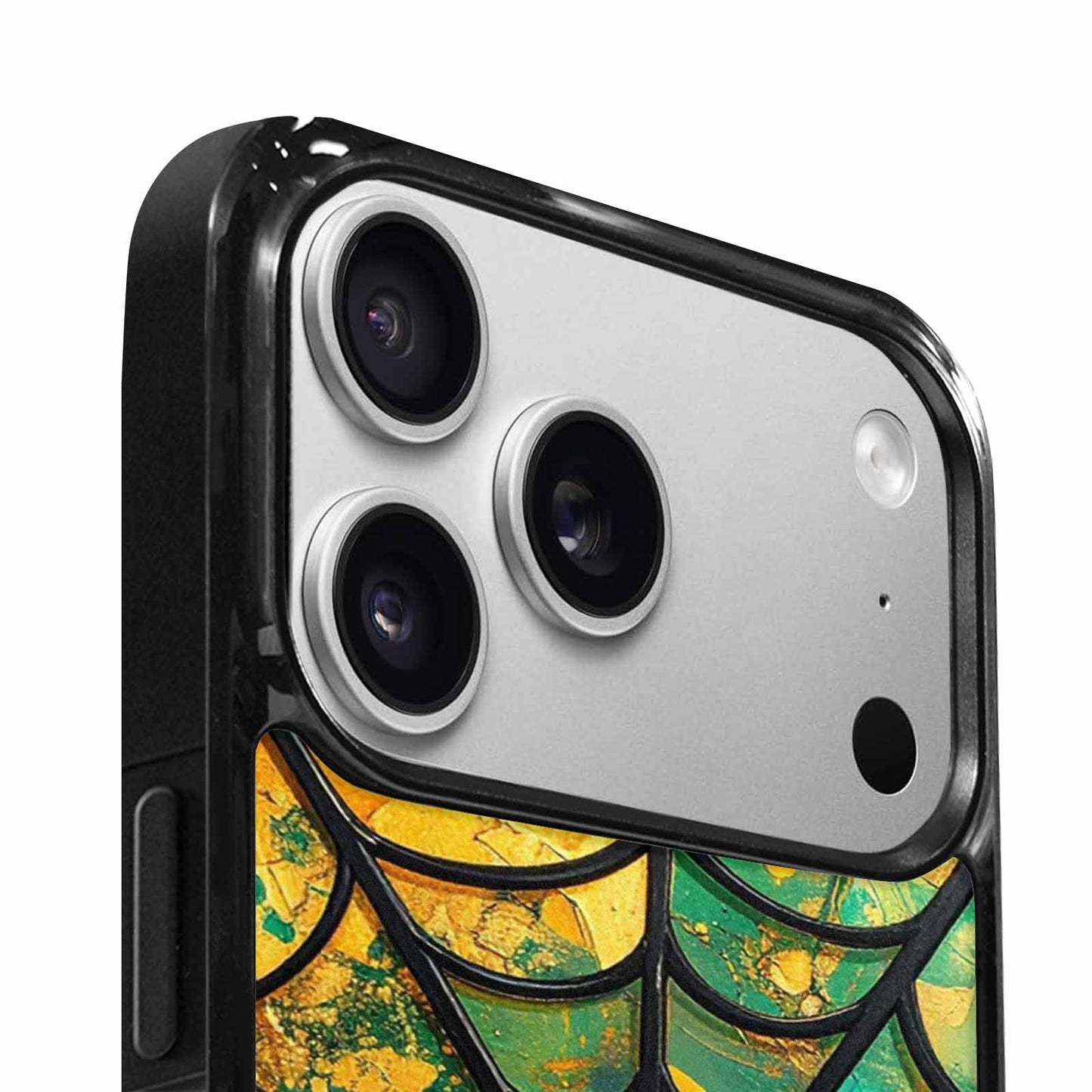 iPhone 17 Pro Max Case — Metallic St Patricks Original Art, Custom Made Phone Cover