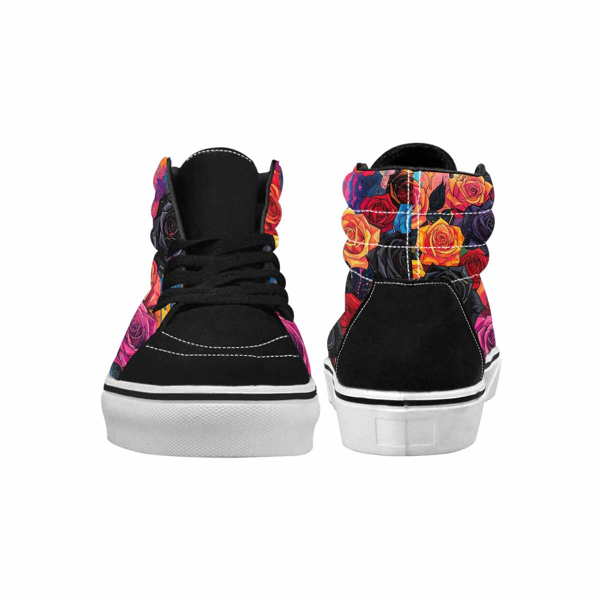 MEN'S Gothic Rose High Top Canvas Dreamcore Shoes