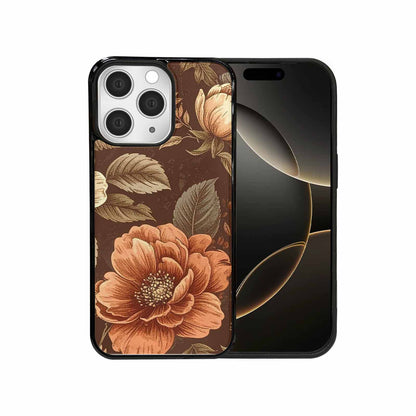 iPhone 15 Pro Max Case — Vintage Botanical Art Pattern, Personalized Phone Case