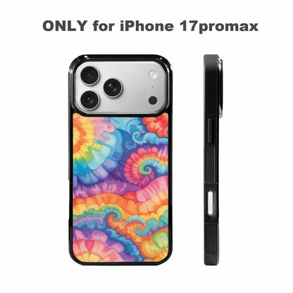 iPhone 17 Pro Max Case — Tie Dye Swirls Tie Dye Tie, Customized Protective Case