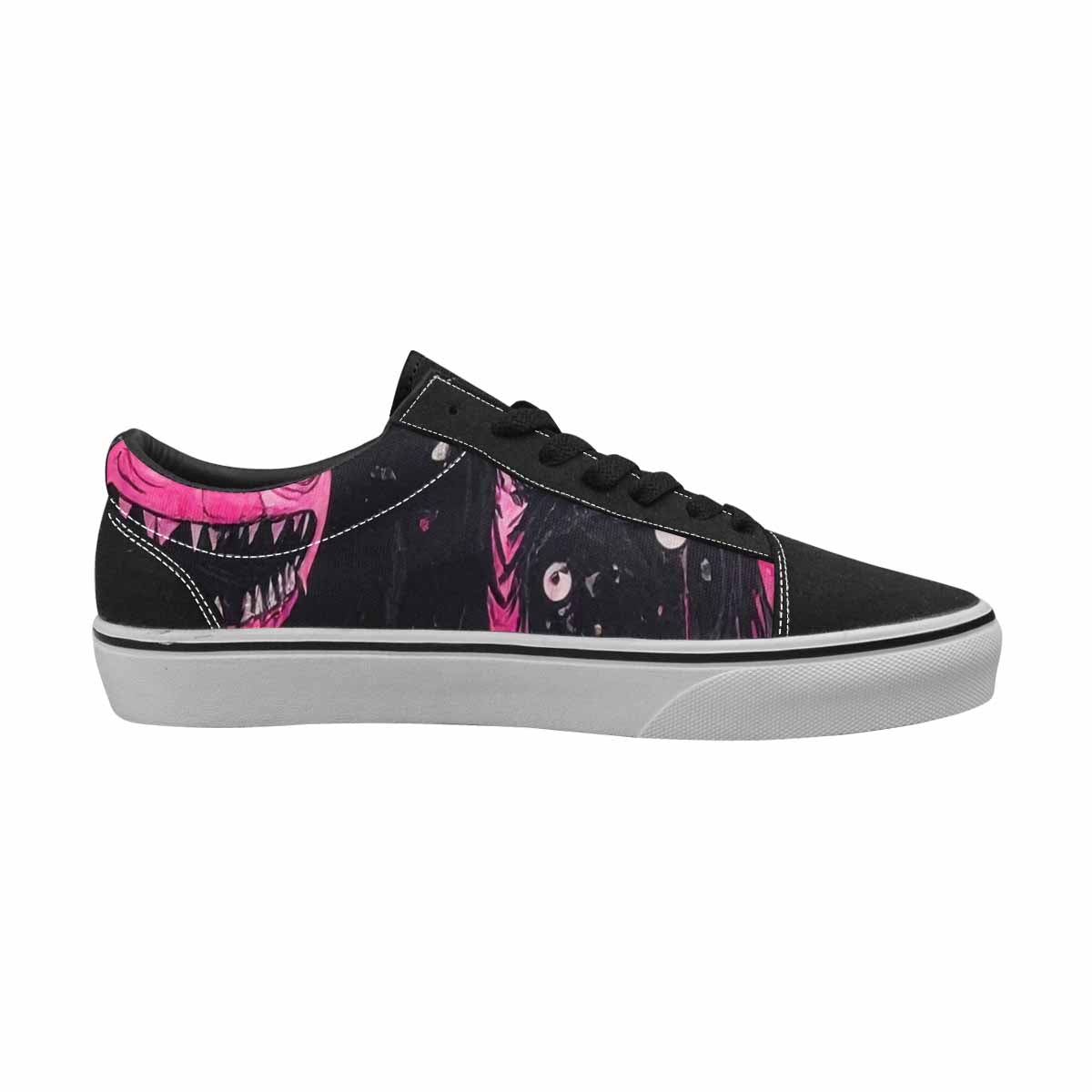 WOMEN'S Monsters (general) Lace-Up Canvas Cottagecore Sneakers