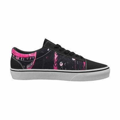 WOMEN'S Monsters (general) Lace-Up Canvas Cottagecore Sneakers