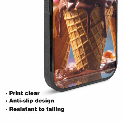iPhone 15 Plus Case — Extreme Close Up Shot Only Drippig, Original Design Phone Case