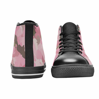 WOMEN'S Military Camouflage Blotch High Top Canvas Y2K Shoes