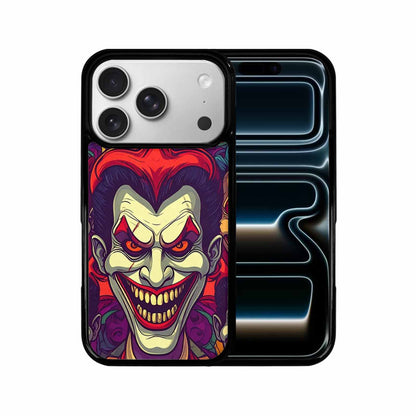 iPhone 17 Pro Case — Evil Circus Heads Faces Overlapping Cartoon, Unique Phone Case Design