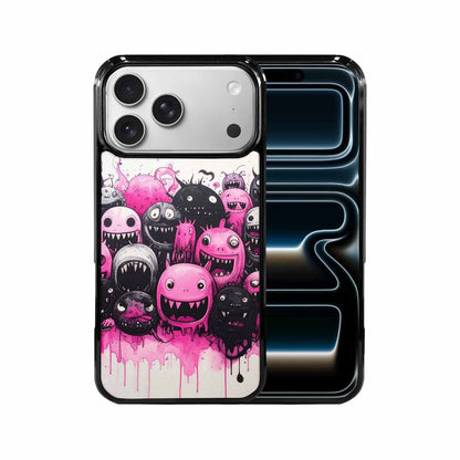 iPhone 17 Pro Max Case — Monsters (general) Black &amp; Cartoon Cute, Personalized Phone Case