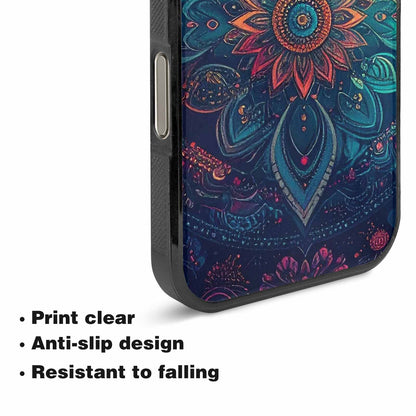 iPhone 16 Pro Max Case — Paisley Mandala, Custom Made Phone Cover