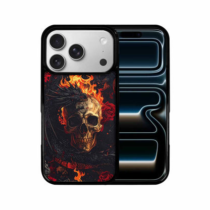 iPhone 17 Pro Case — Skull Dark Art Gothic Print Gothic, Custom Designed Case Cover