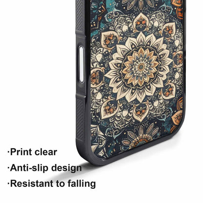 iPhone 17 Pro Max Case — Small Mandala Pattern, Randomly Floral, Custom Print Case Cover