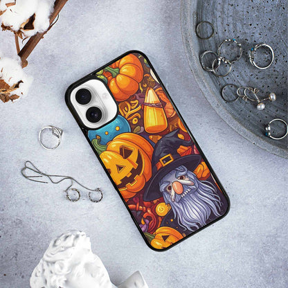 iPhone 16 Plus Case — Halloween Art Print Edge To Edge, Unique Phone Case Design