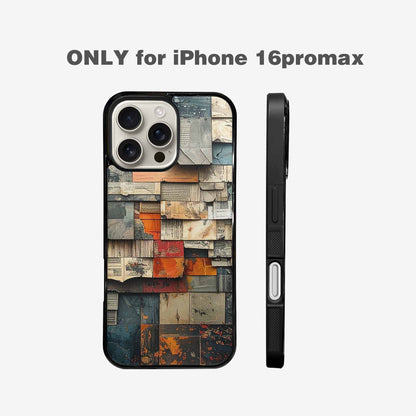 iPhone 16 Pro Max Case — Distressed Grunge Texture Pattern Hundreds Of, Unique Phone Case Design