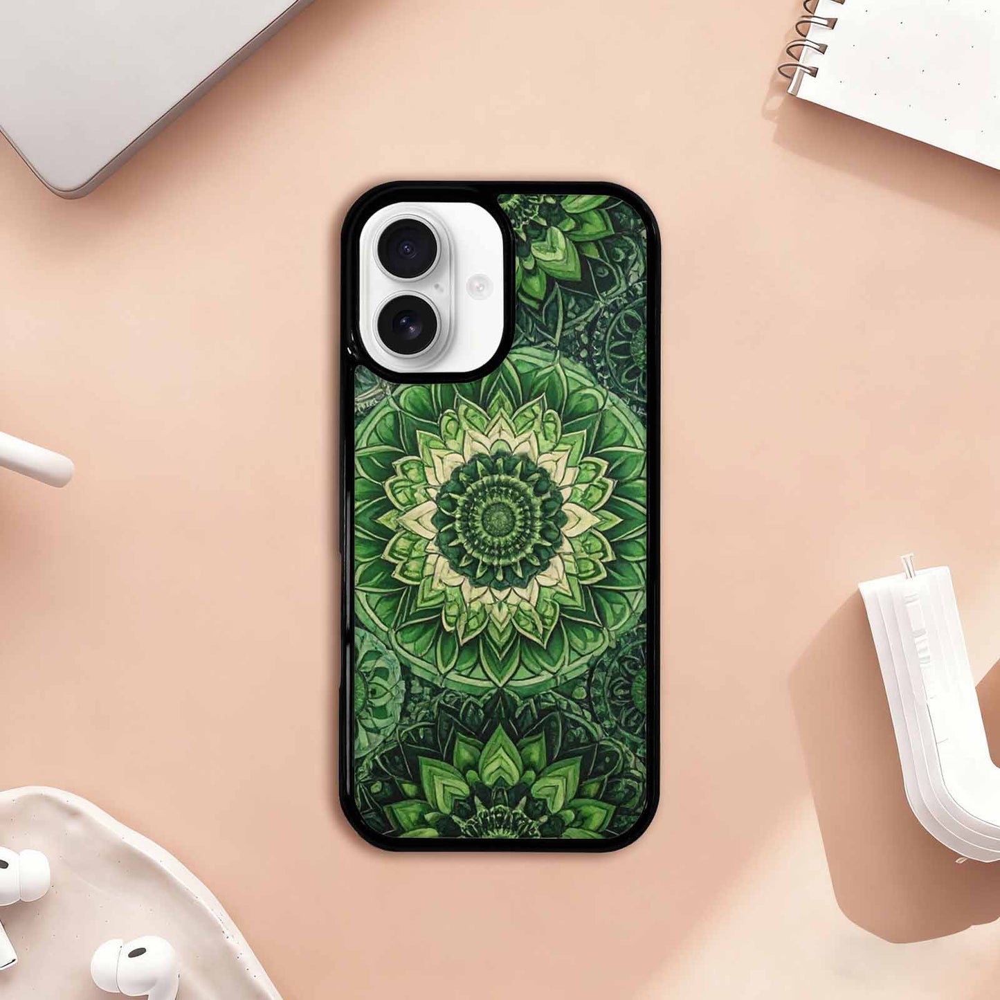 iPhone 17 Case — Small Mandala Pattern, Randomly Floral, Custom Designed Case Cover