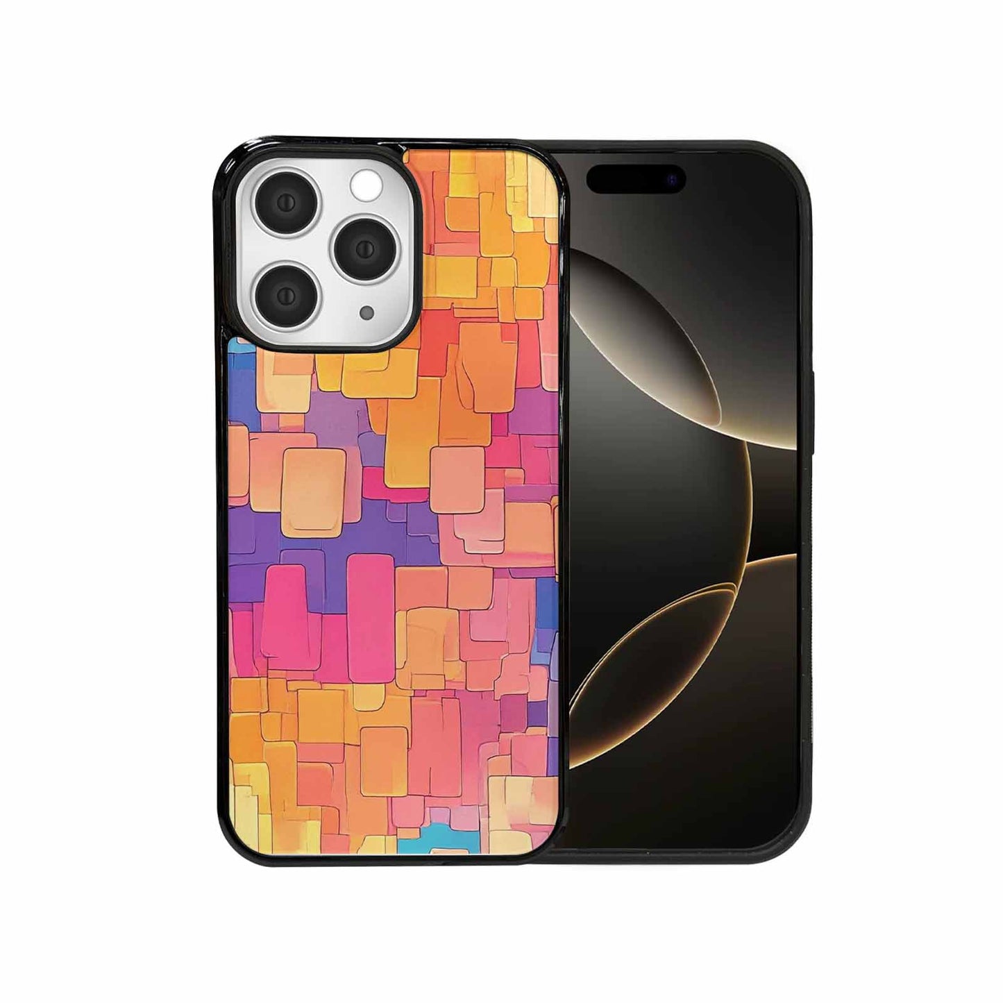 iPhone 15 Pro Max Case — Color Gradient Fade Pattern Hundreds Of, Custom Art Phone Cover