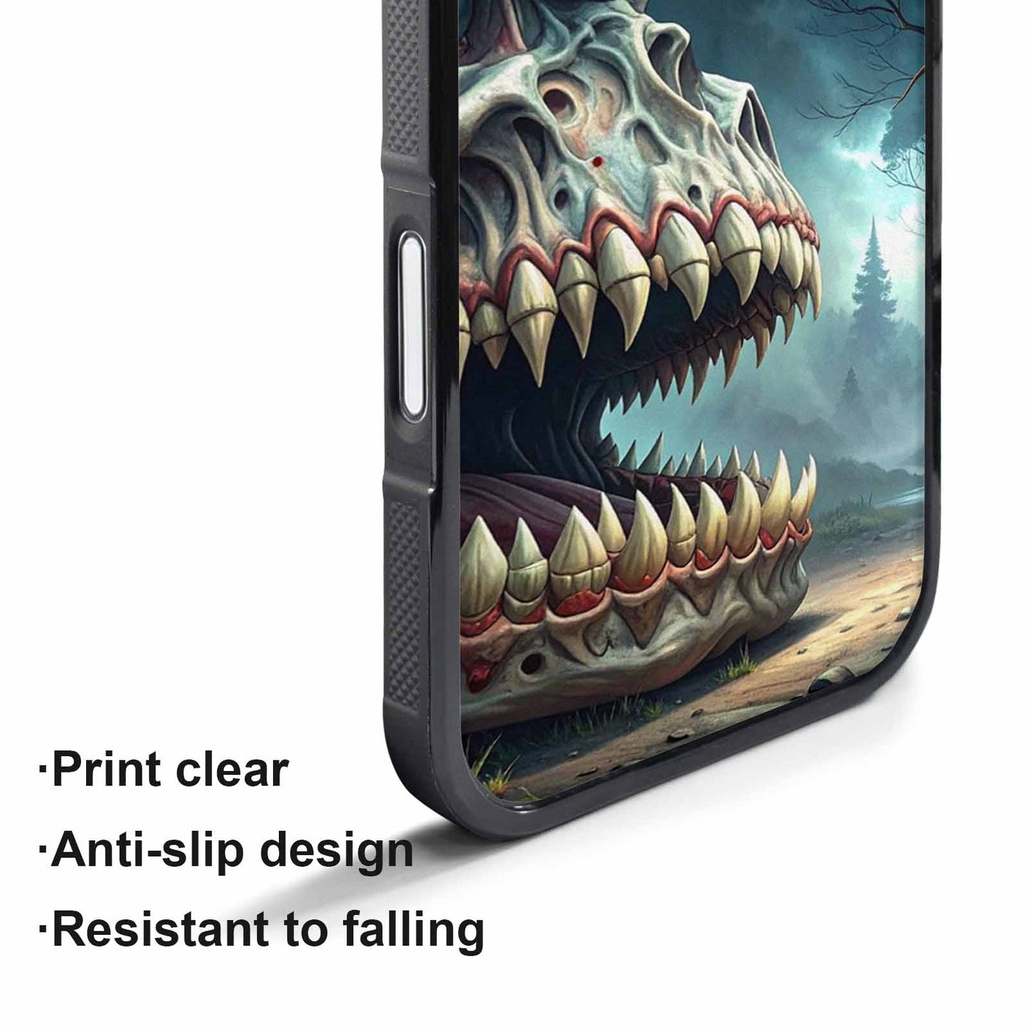 iPhone 17 Pro Case — Skull Dark Art Gothic Print Gothic, Custom Phone Case