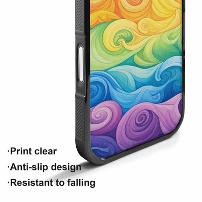 iPhone 17 Case — Tie Dye Swirls Tie Dye, Custom Made Phone Cover