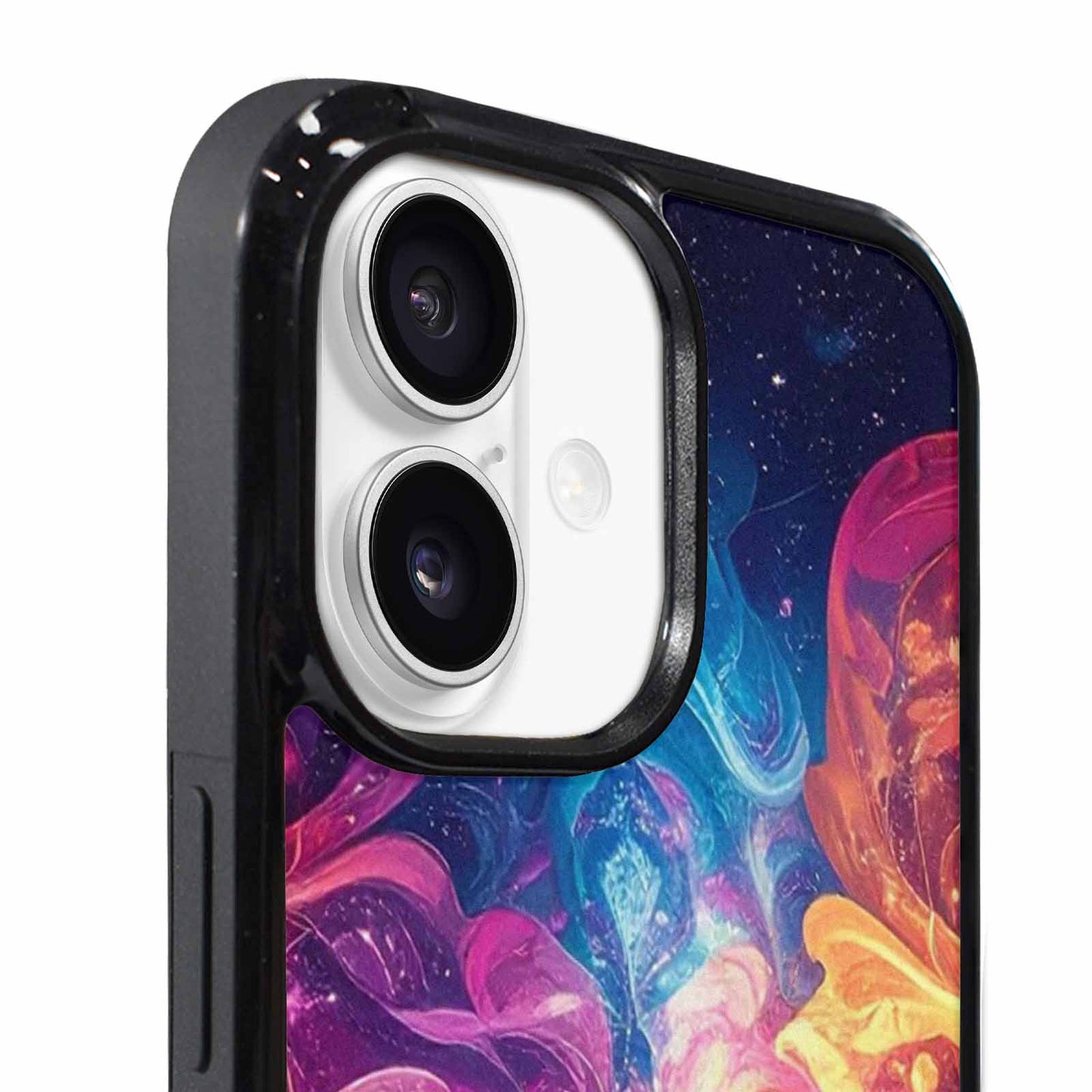 iPhone 17 Case — Rose Galaxy Art Seamless Galaxy Space, Personalized Phone Case