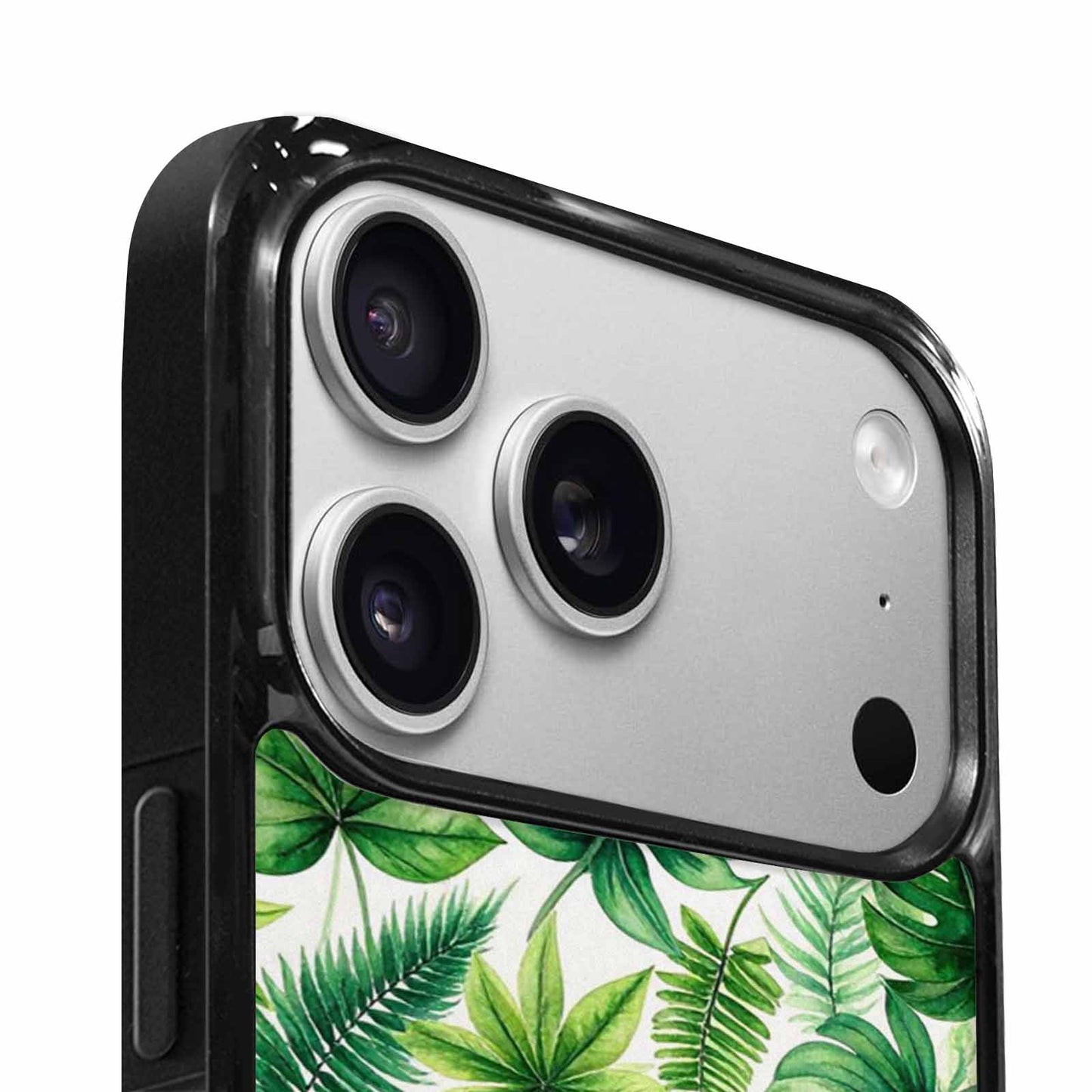 iPhone 17 Pro Case — Small Seven Point Palmate Leaf Floral, Custom Printed Phone Case