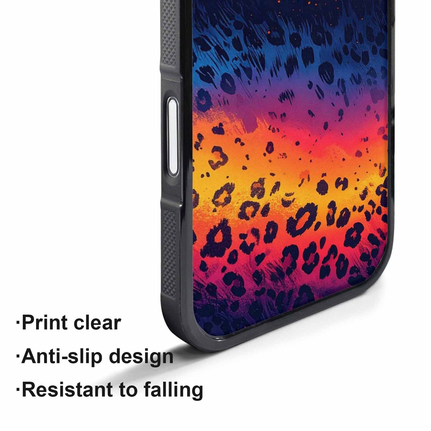 iPhone 17 Pro Case — Leopard Print Gradient Animal Print, Personalized Phone Case