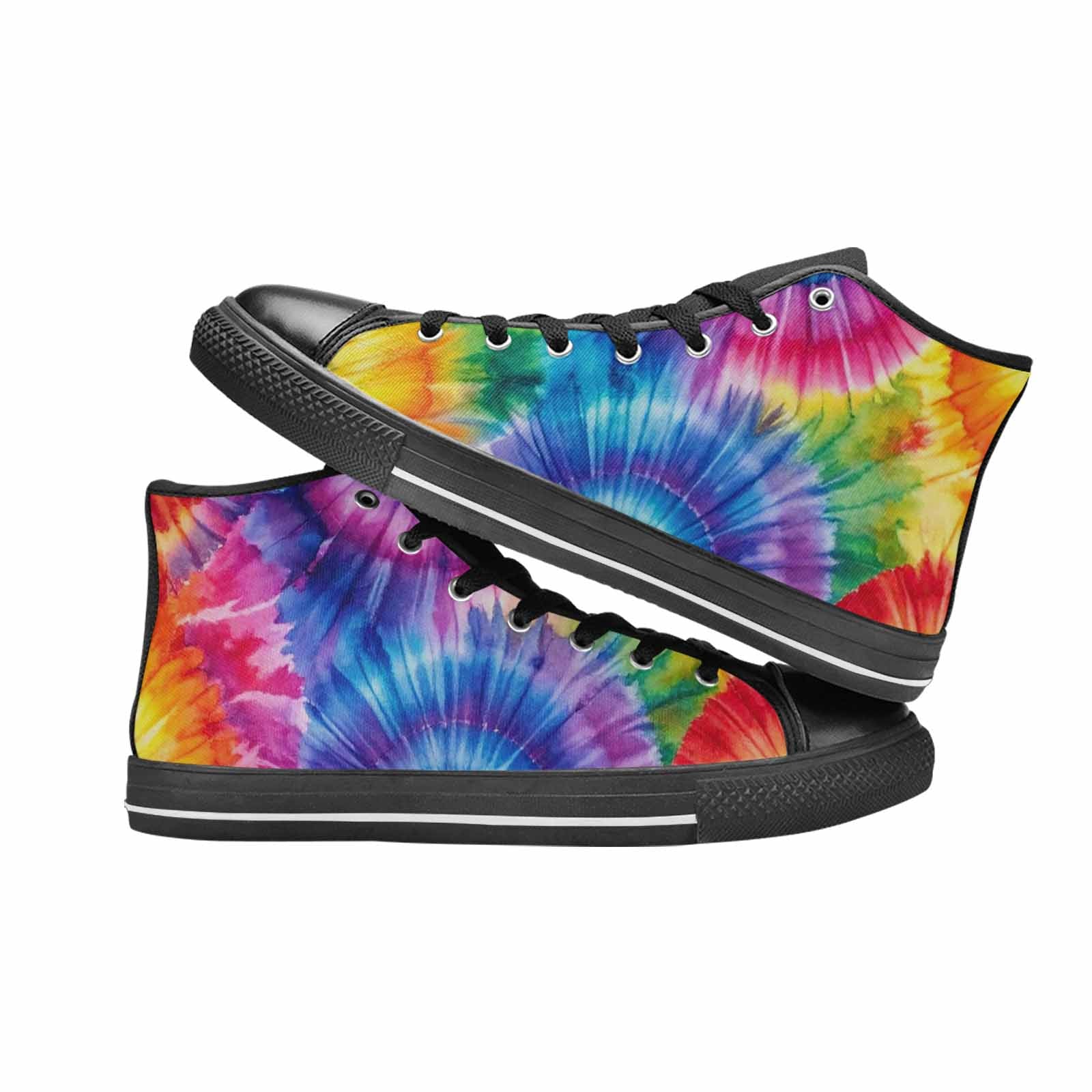 WOMEN'S Tie Dye - High Top Canvas Vivid Shoes
