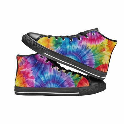 WOMEN'S Tie Dye - High Top Canvas Vivid Shoes