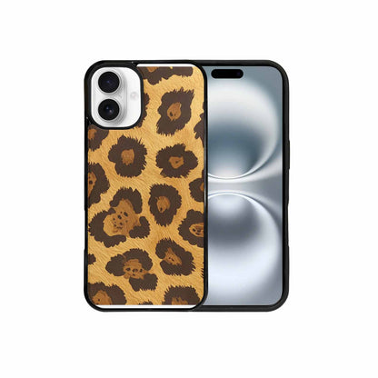 iPhone 16 Plus Case — Classic Leopard Print Warm Golden Tan, Custom Phone Case