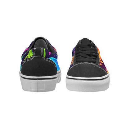 WOMEN'S Ice Cream Monsters  Lace-Up Canvas Vivid Sneakers